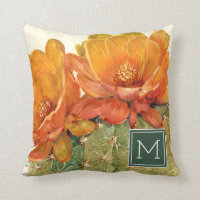 Inicial| Flores Naranjas Cactus