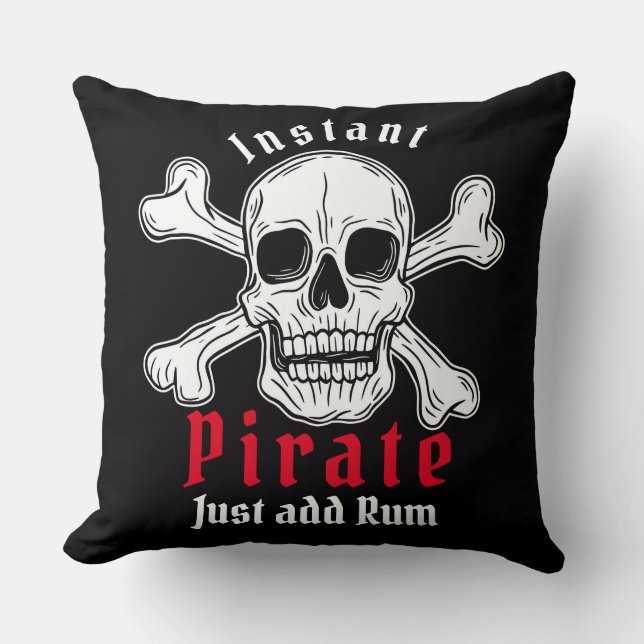 Cojín Decorativo Injerencia de los piratas (Anverso)