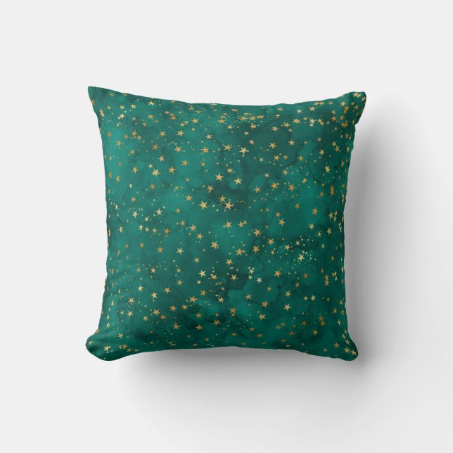 Cojín Decorativo Inky Stars Throw Pillow (Anverso)