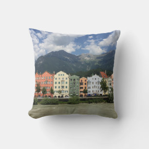 Cojín Decorativo Innsbruck, ciudad en los Alpes, Tirol
