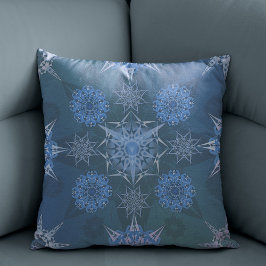 Cojín Decorativo Inscripción de hexa triangles yantra petales