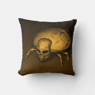 Cojín Decorativo Insectos de cráneo