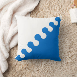 Cojín Decorativo Insignia de población de Cleftlands