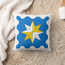 Cojín Decorativo Insignia de población de la región de Highland Foo