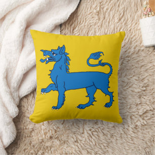 Cojín Decorativo Insignia de población del Reino Unido Oriental de 