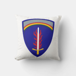 Cojín Decorativo Insignia del Ejército de EE. UU. en Europa USAREUR