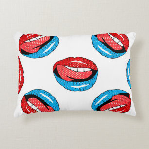 Cojín Decorativo Insignias para parches de personalizado: Pop retro