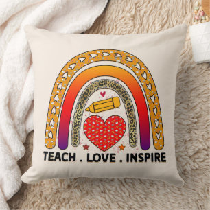 Cojín Decorativo Inspira amor de enseñanza