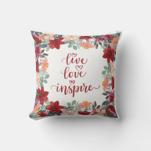 Cojín Decorativo Inspiración de amor en vivo