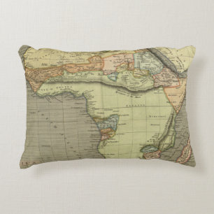 Cojín Decorativo Inspiración de antiguo mapa antiguo