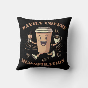 Cojín Decorativo Inspiración diaria de taza de café