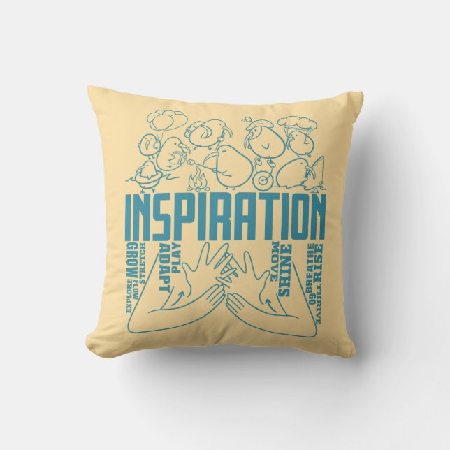 Cojín Decorativo Inspiración - Diseño ASL (Anverso)