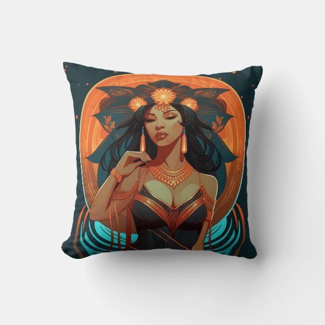 COJÍN DECORATIVO INSPIRACIÓN NATIVA #2 (Anverso)