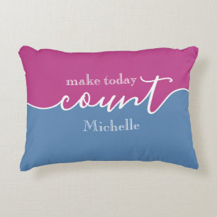 Cojín Decorativo Inspiración Personalizada Hacer Que Hoy Contar El 