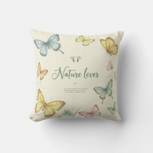 Cojín decorativo inspirado en la naturaleza de los