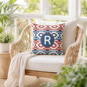Cojín Decorativo Inspirado en nativo americano, patrones tribales a