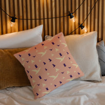 Cojín decorativo inspirado en pájaros de la libert