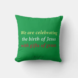 Cojín decorativo Inspirador de Jesús Navidades