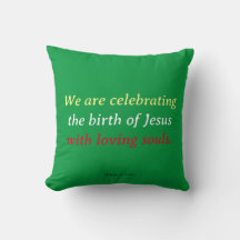 Cojín decorativo Inspirador de Jesús Navidades