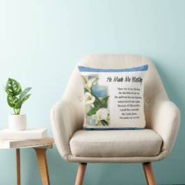 Cojín Decorativo Inspirador, me hizo digno