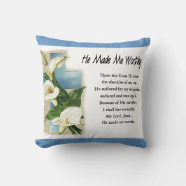 Cojín Decorativo Inspirador, me hizo digno