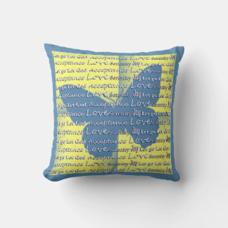 Cojín Decorativo Inspirador Sayings Cita Mariposa Azul
