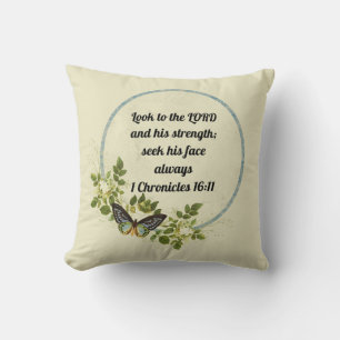 Cojín Decorativo Inspiradora Biblia Verse Pillow