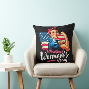 Cojín Decorativo Inspirar Inclusión 8 Marzo Internacional