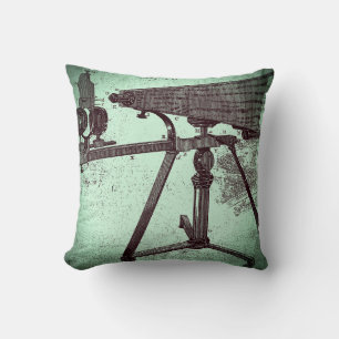 Cojín Decorativo INSTRUMENTO Científico Antiguo Microscopio del Sig