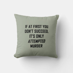 Cojín Decorativo Intento de asesinato