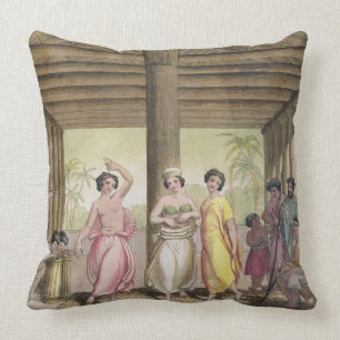 Cojín Decorativo Interior de una casa con los chicas de baile, i de