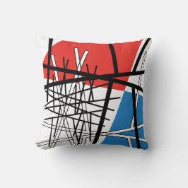 Cojín Decorativo Intersección de Líneas y Planos - Arte Abstracto