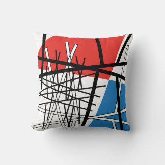 Cojín Decorativo Intersección de Líneas y Planos - Arte Abstracto