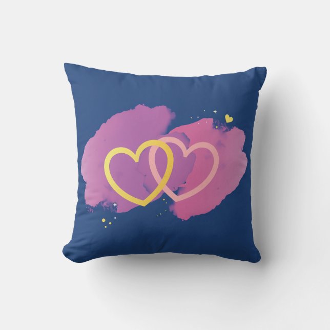 Cojín Decorativo Intertwined Hearts Decorative (Anverso)