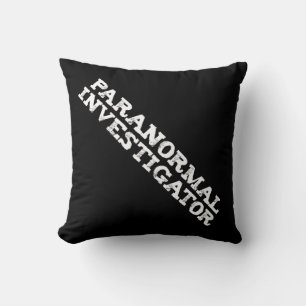 Cojín Decorativo Investigador Paranormal Cazador de Fantasmas