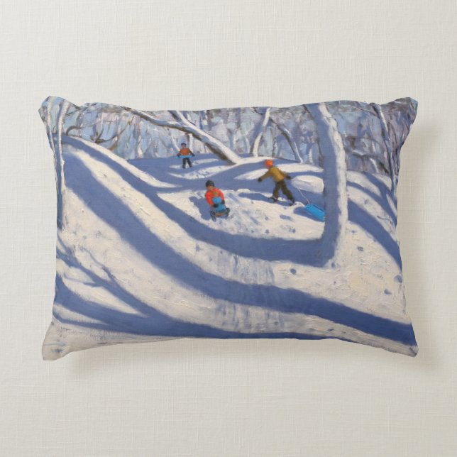 Cojín Decorativo Invierno Bramcote Nottingham 2008 (Anverso)