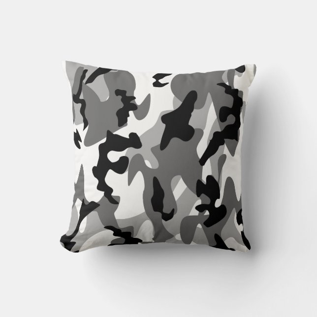 Cojín Decorativo Invierno Camo (Anverso)