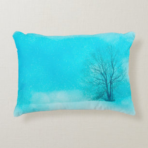 Cojín Decorativo Invierno de fondo de textura