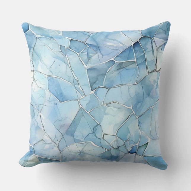 Cojín Decorativo Invierno de la Fantasía Realm Icebound (Anverso)