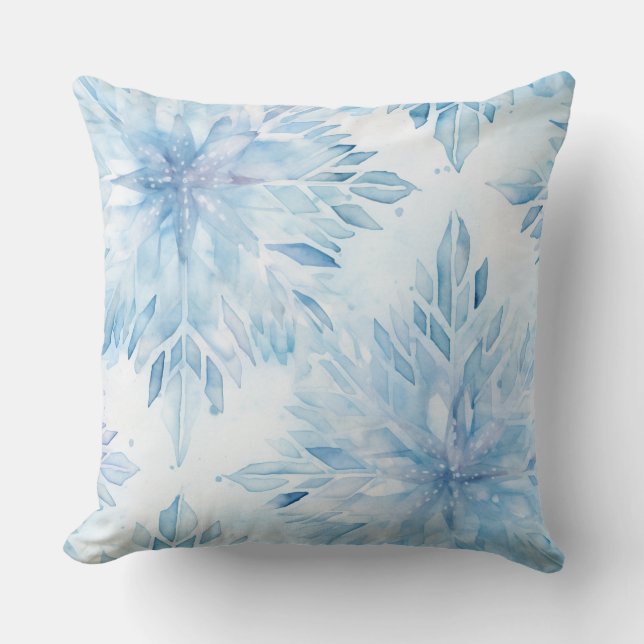 Cojín Decorativo Invierno de la Fantasía Realm Icebound (Anverso)