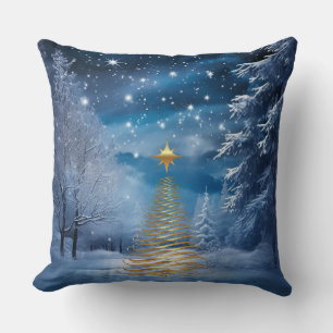 Cojín Decorativo INVIERNO en un mágico país de las maravillas