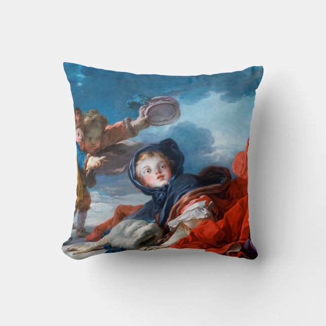 Cojín Decorativo Invierno, Fragonard (Anverso)