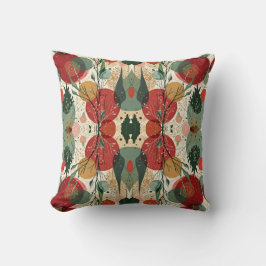 Cojín Decorativo Invierno / Navidades Resumen de arte reflejado