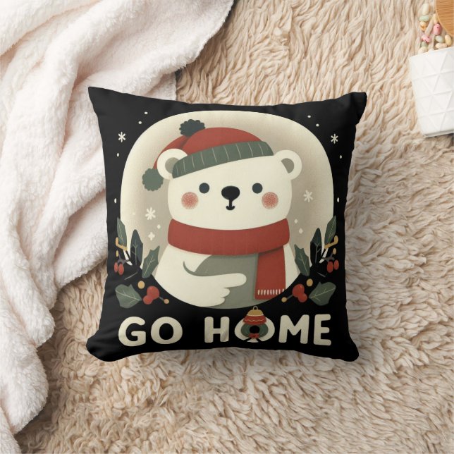 Cojín Decorativo Ir a casa Navidad lindo (Manta)