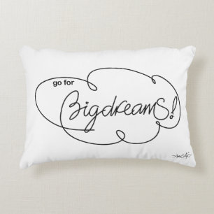 Cojín Decorativo ir por GRANDES SUEÑOS - CloudS audaz