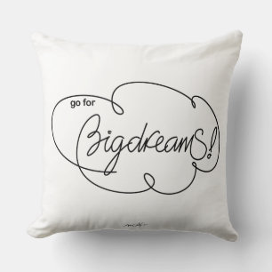 Cojín Decorativo ir por GRANDES SUEÑOS - CloudS audaz