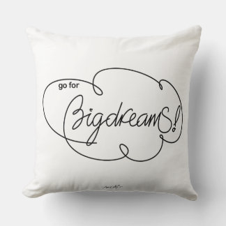 Cojín Decorativo ir por GRANDES SUEÑOS - CloudS audaz