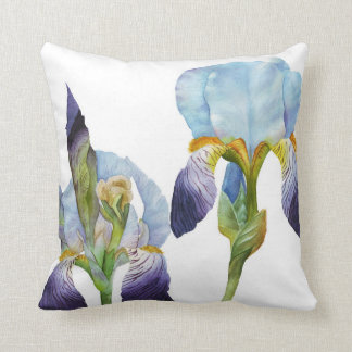 Cojín Decorativo Iris de la acuarela