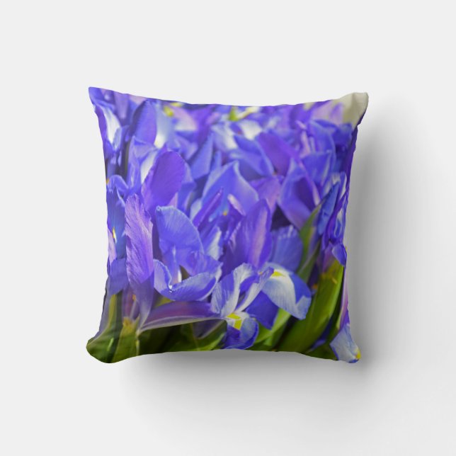 Cojín Decorativo Iris de primavera (Anverso)