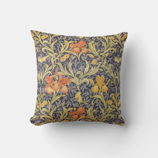 Cojín Decorativo Iris de William Morris (Anverso)